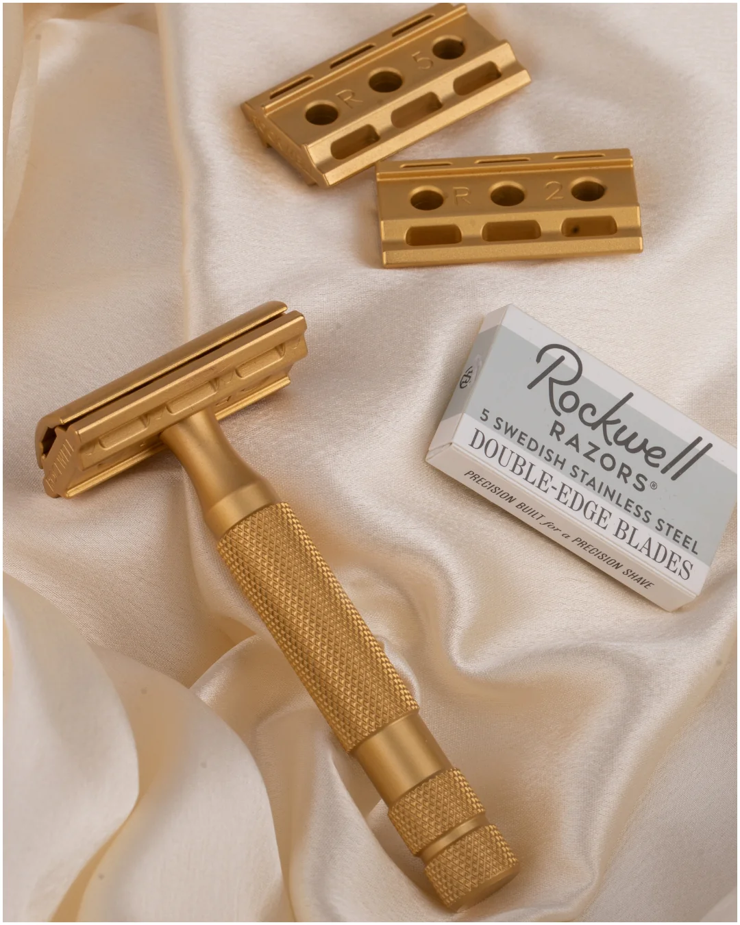 Rockwell 6S 24K Gold Stainless Steel Adjustable Razor - Image 4