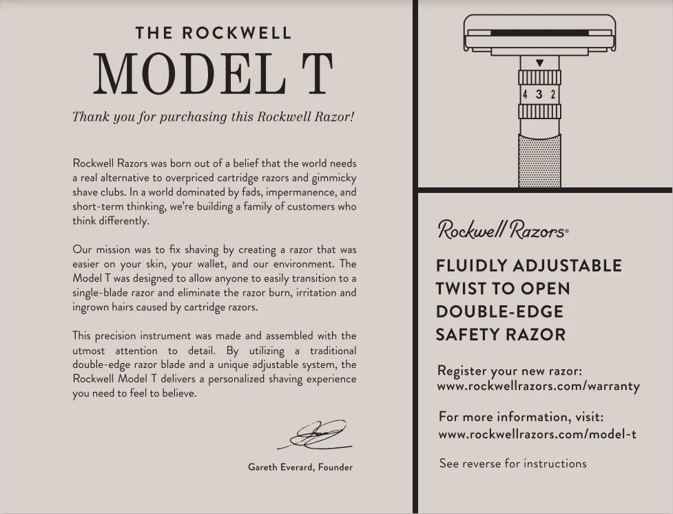 GQ Best Safety Razor - The Rockwell T2 - Image 12