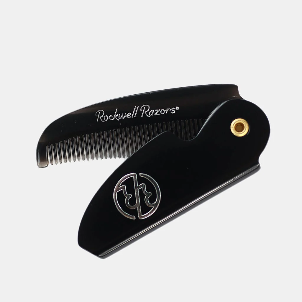 Pocket-Friendly Folding Moustache & Beard Comb - Image 3