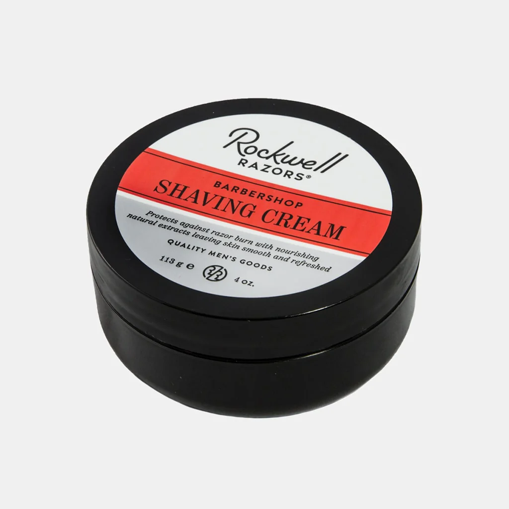 Rockwell Shave Cream in a Tub (~8-12 Month Supply) (4oz) - Image 4