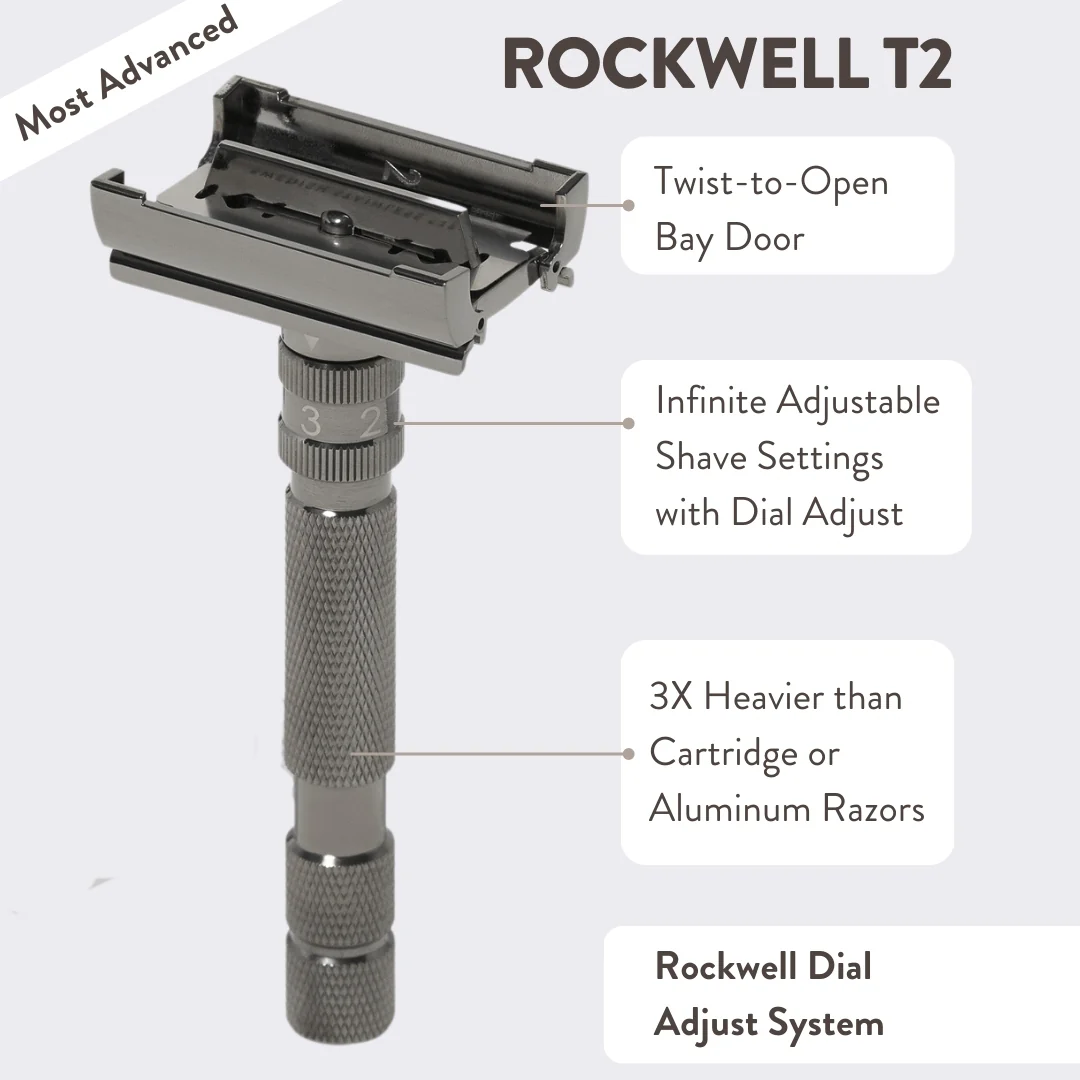 Rockwell T2 Dial Adjustable Safety Razor - Image 5