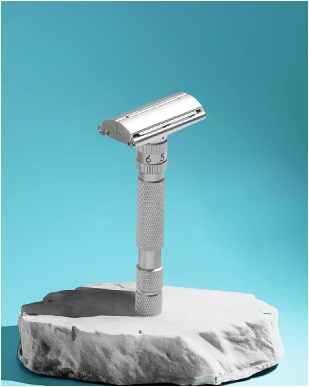 Rockwell T2 Dial Adjustable Stainless Steel Safety Razor - Image 6